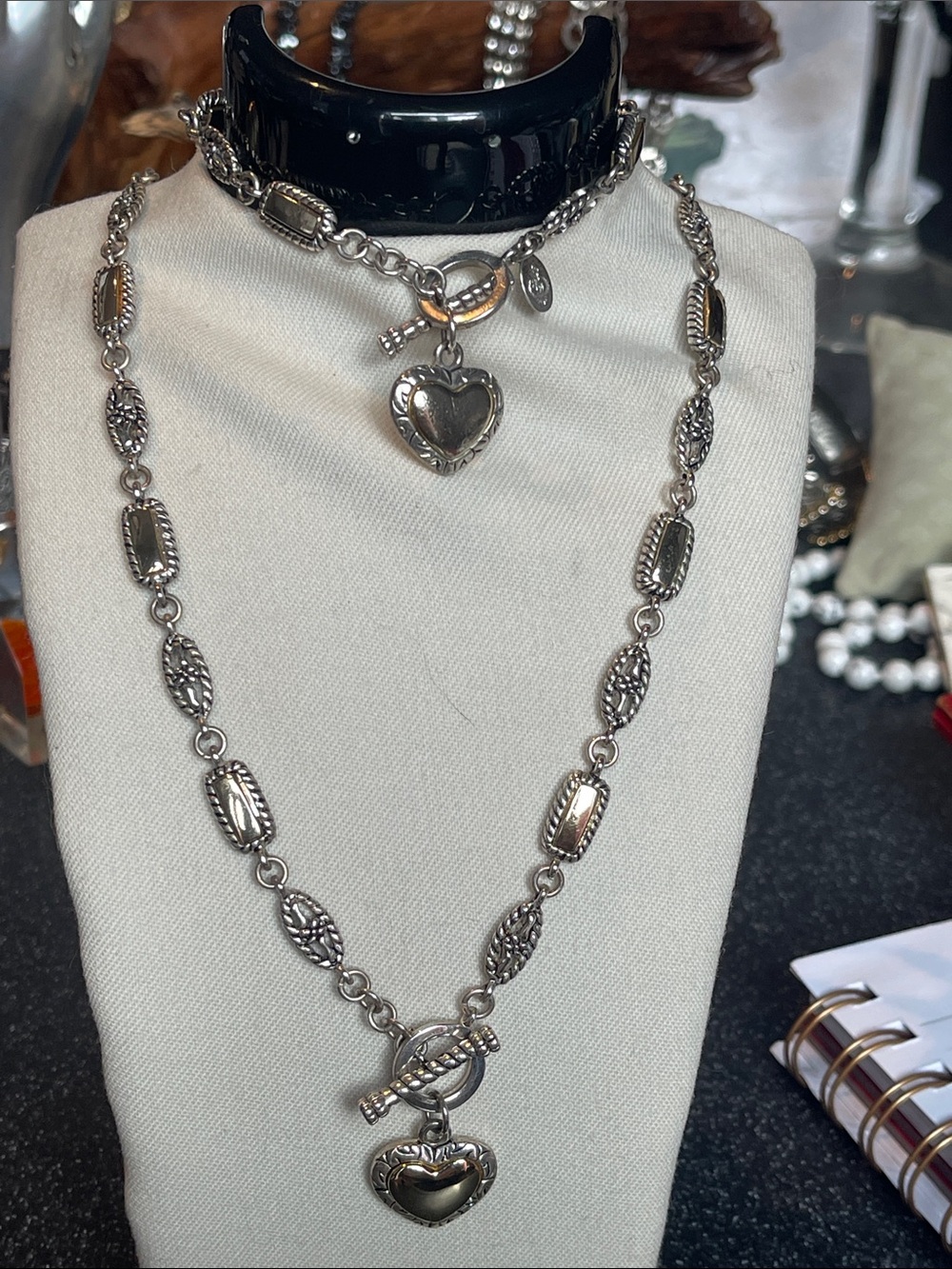 Premier Designs 18” 2-tone necklace and bracelet set